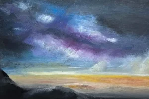 Milky Way Over Desert Mountains