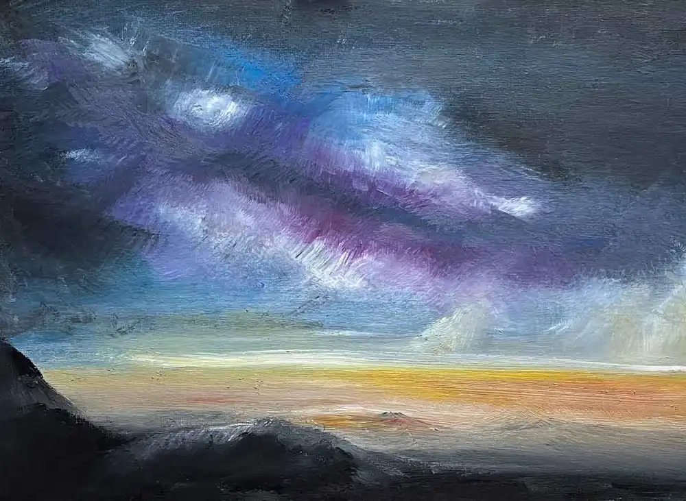 Milky Way Over Desert Mountains